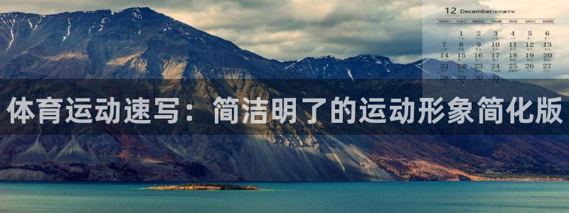vsport体育官方正版app代理：体育运动速写：简洁明了的